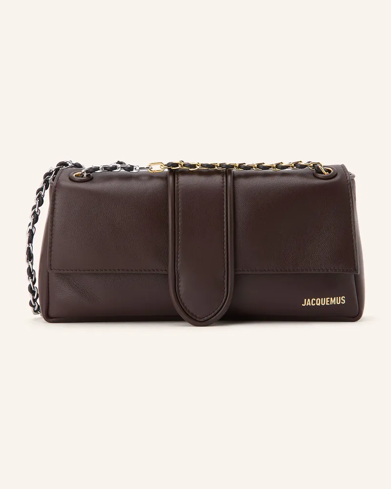Jacquemus Umhängetasche Le Bambino Chaine braun Dunkelbraun
