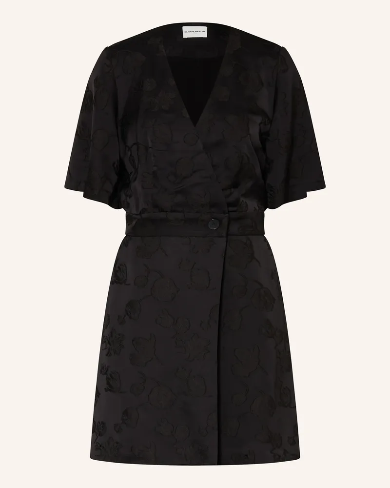 Claudie Pierlot Wickelkleid Schwarz