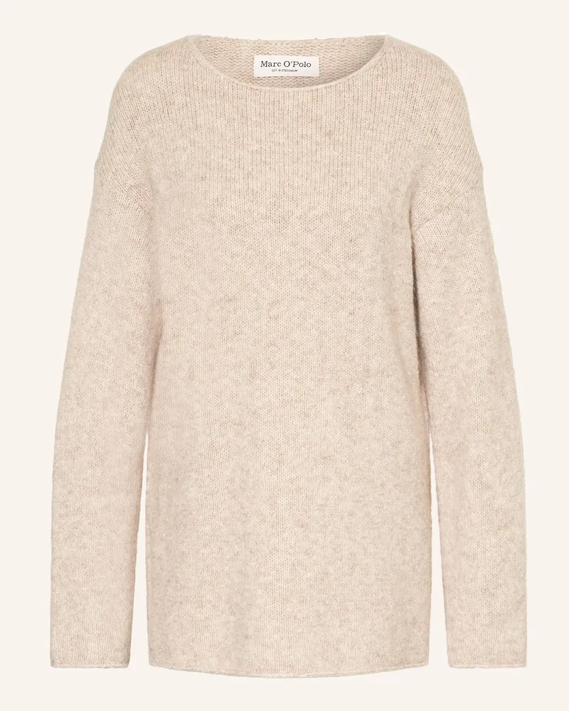 Marc O'Polo Oversized-Pullover Hellbraun