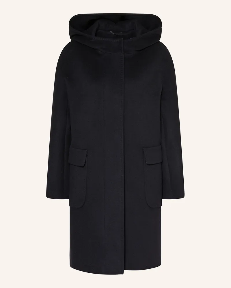 Cinzia Rocca Wollmantel blau Dunkelblau