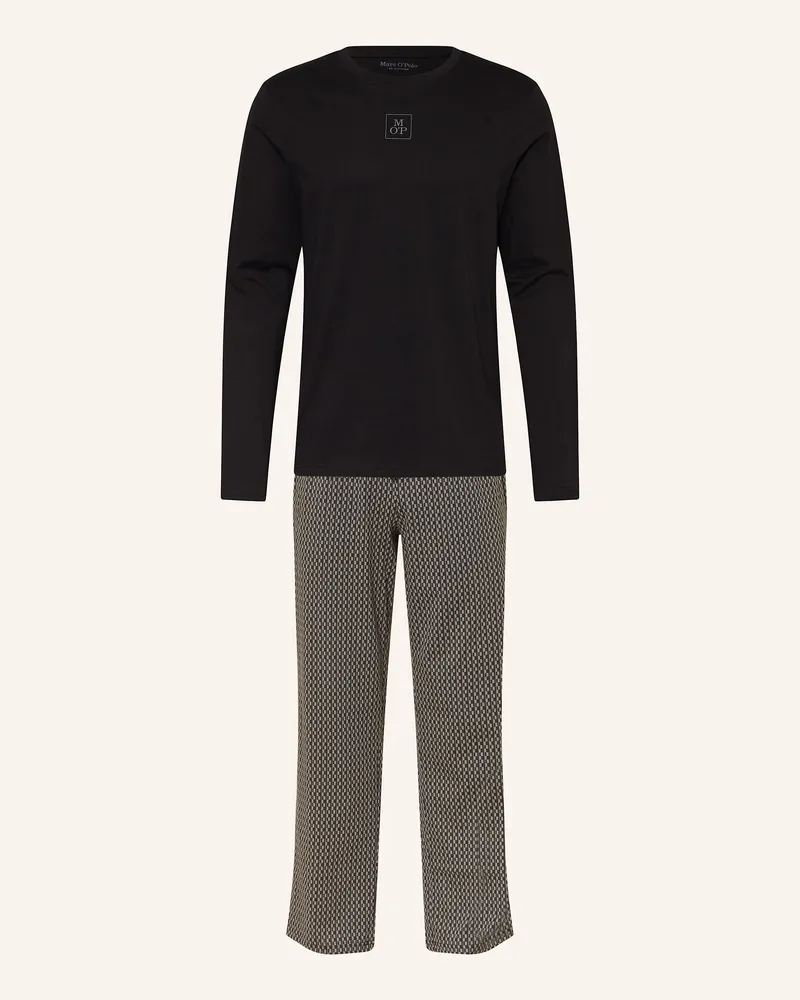 Marc O'Polo Schlafanzug Grau