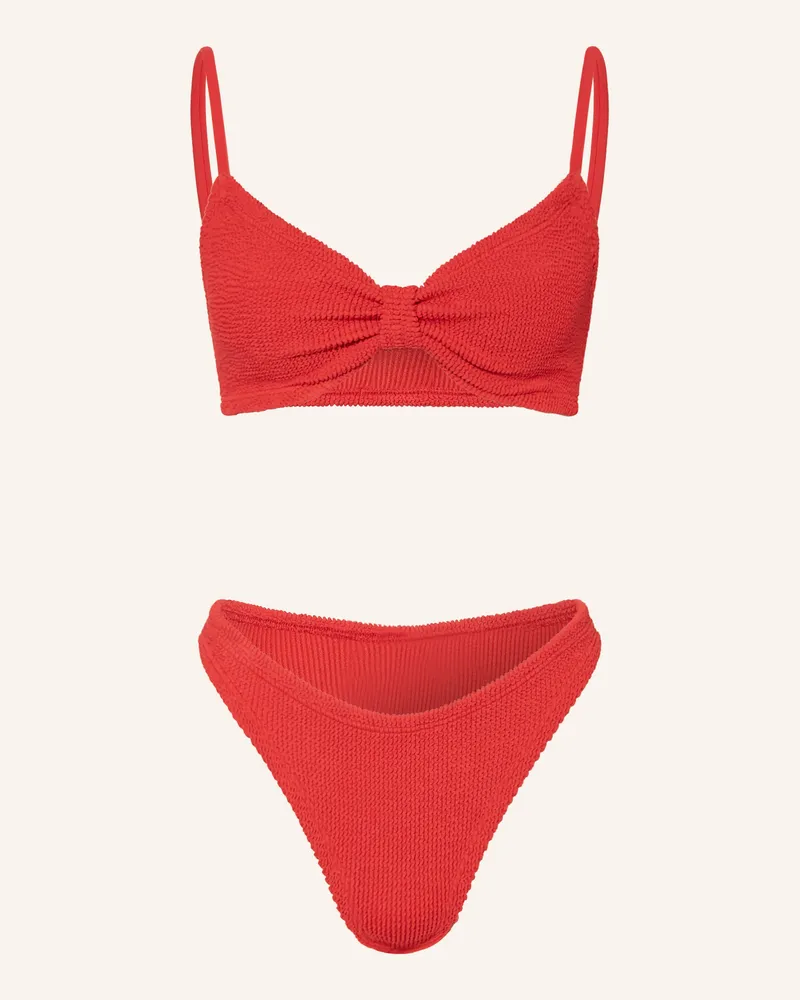 Hunza G Bustier-Bikini Alicia rot Rot