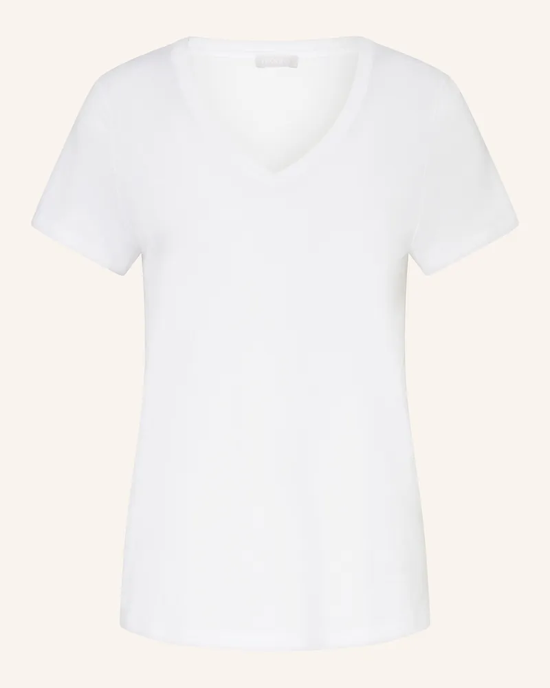 Hanro Schlafshirt weiss Weiss