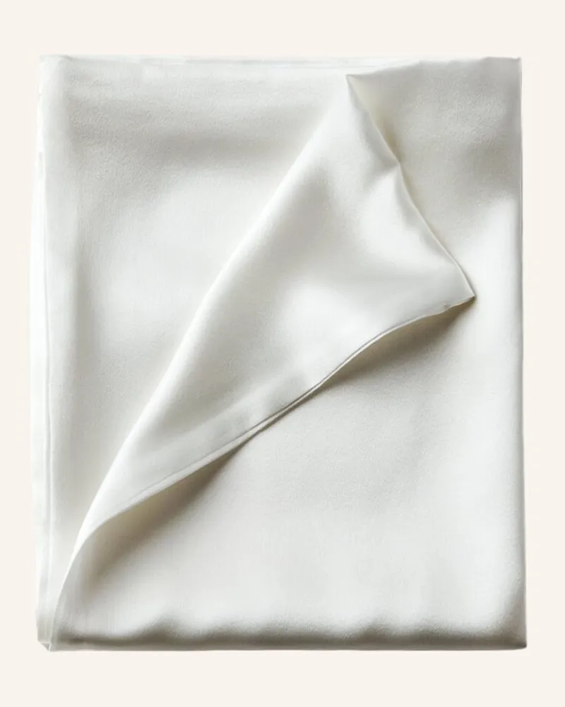 ROYFORT Kissenbezug Seide weiss Weiss