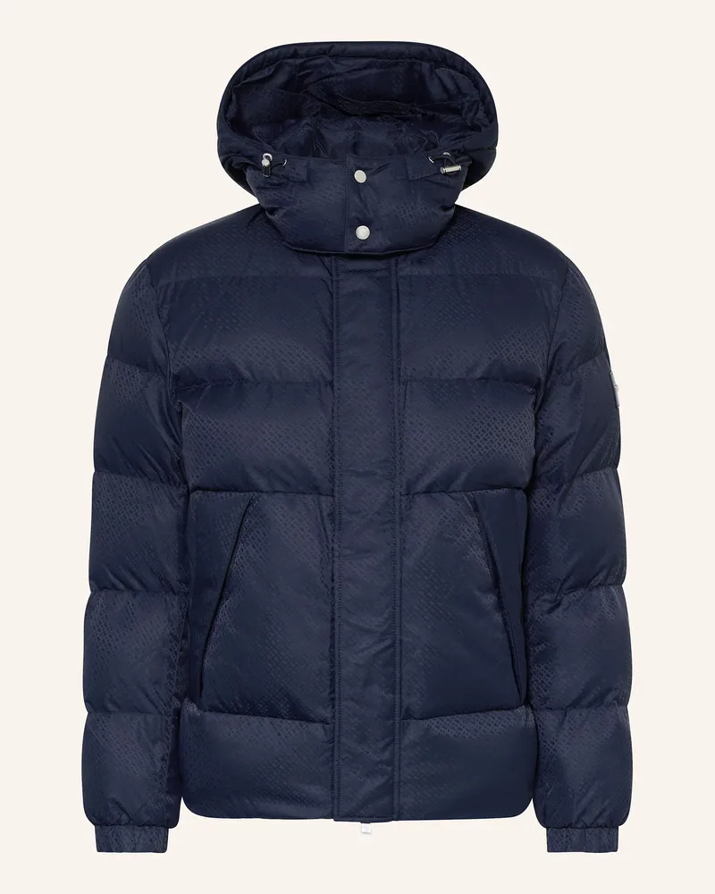 HUGO BOSS Steppjacke Corbinian Mit Abnehmbarer Kapuze blau Dunkelblau