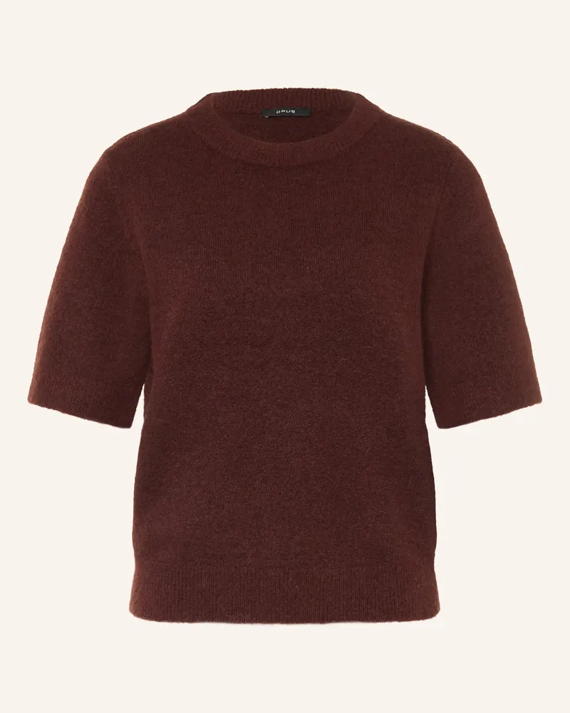 OPUS Strickshirt Pimota rot Dunkelrot