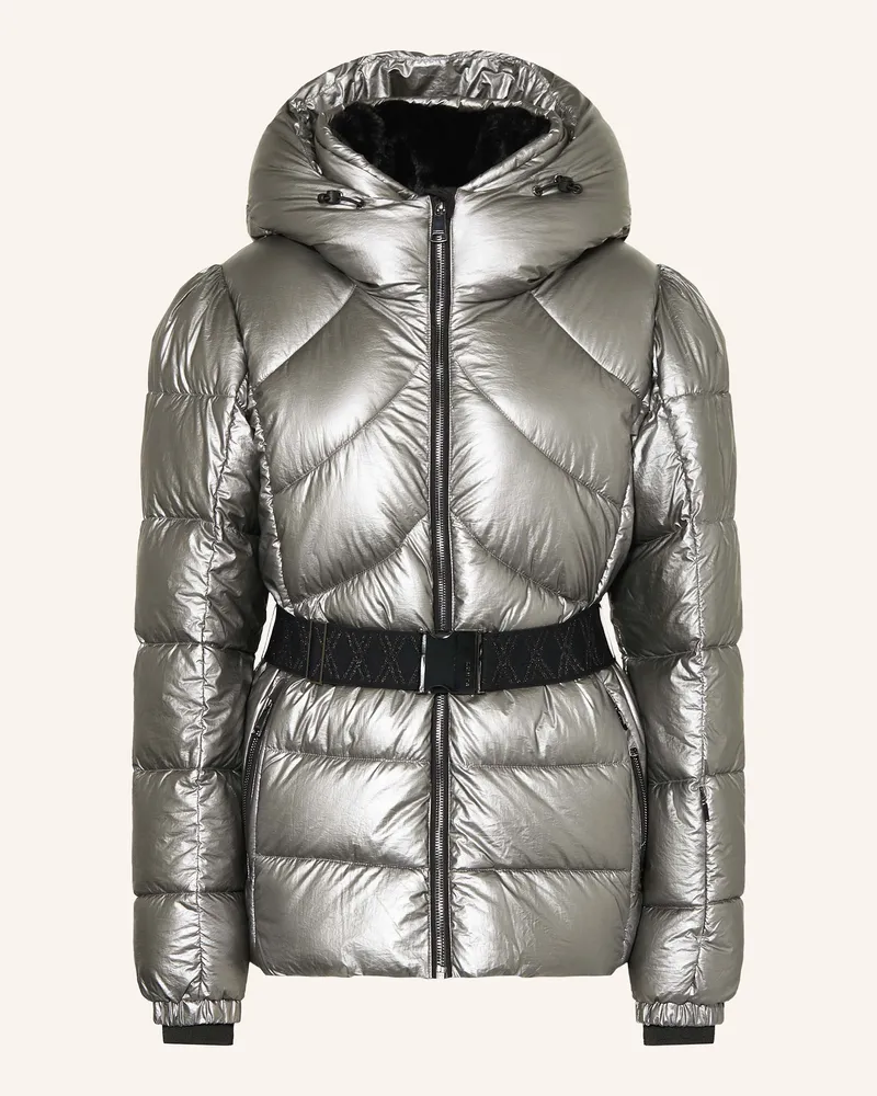 Luhta Skijacke SUUKISVAARA mit Kunstfell Silber