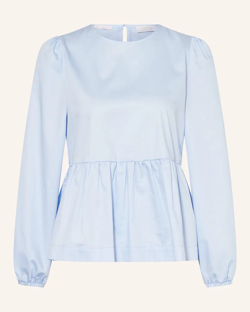 Rich&Royal Blusenshirt mit Rüschen Hellblau