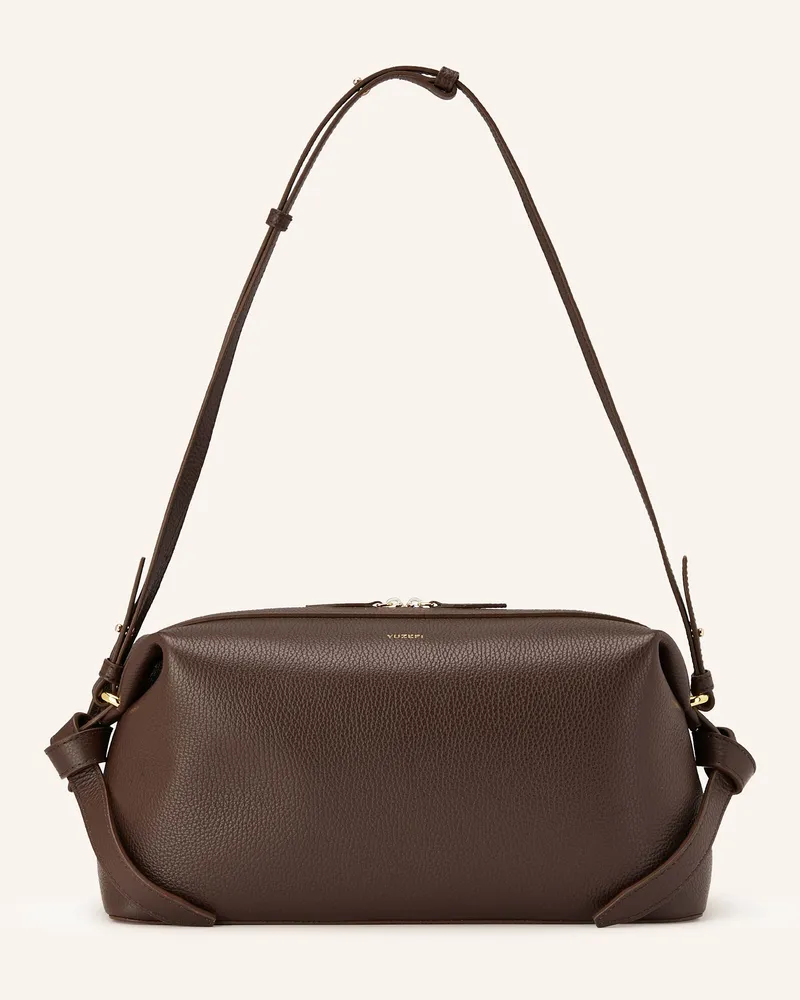 YUZEFI Schultertasche BRIOCHE Dunkelbraun