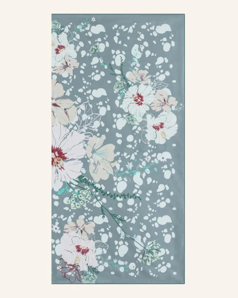 Roeckl Seidentuch Soft Flowers gruen Mint