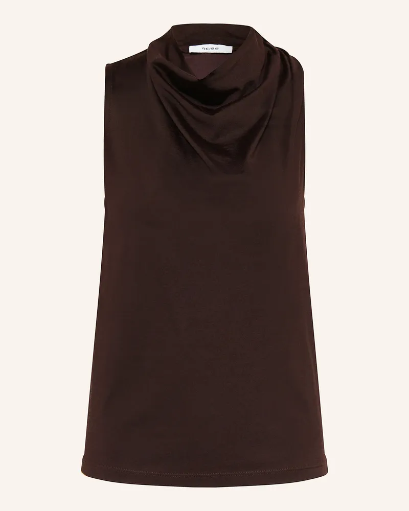 Reiss Top DARLA Dunkelbraun