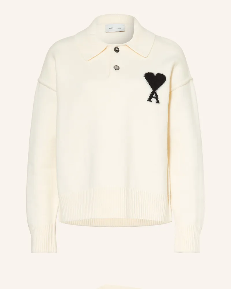 AMI Paris Pullover weiss Ecru