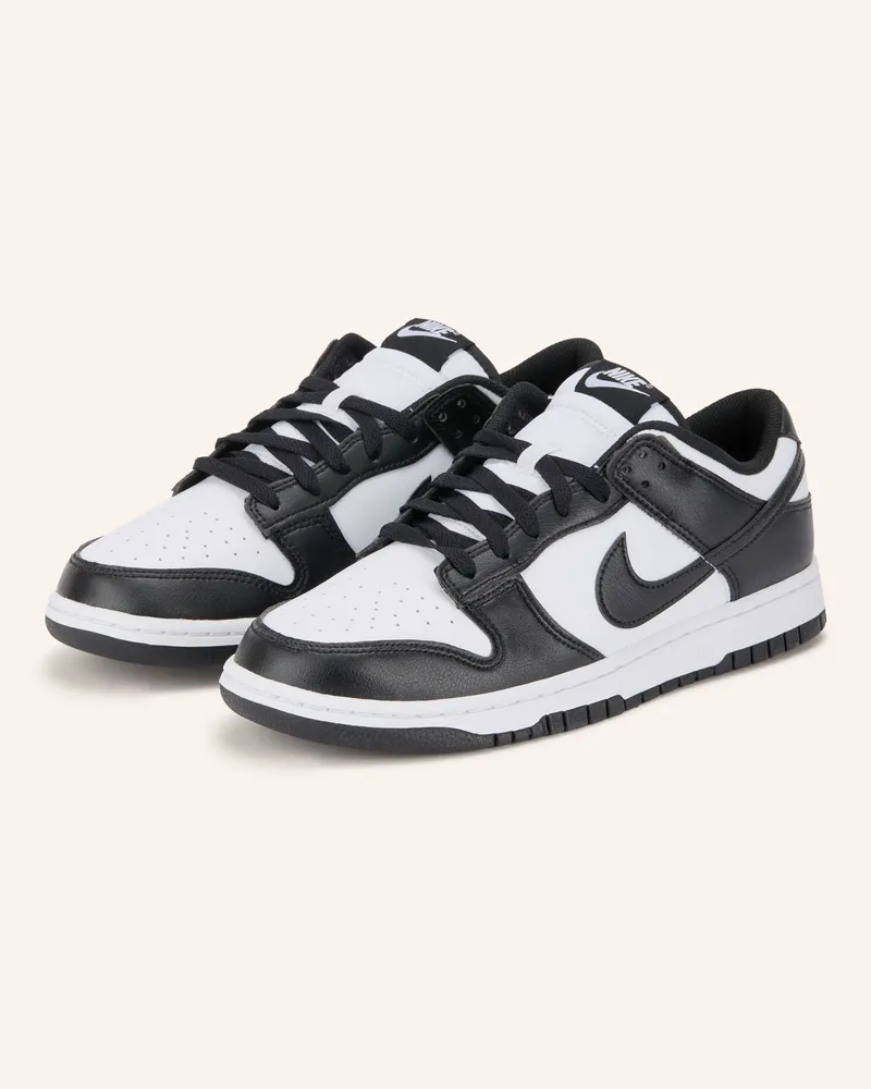 Nike Sneaker Dunk Low Retro weiss Weiss