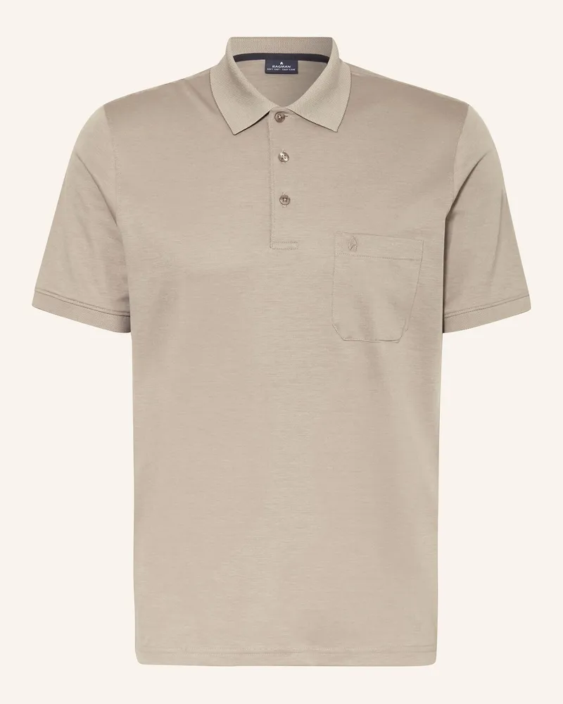 Ragman Piqué-Poloshirt Beige