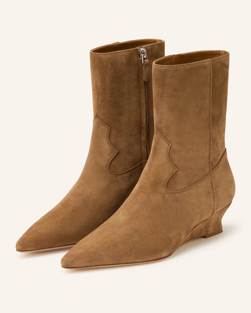 Le Monde Béryl Stiefeletten Camille beige Braun