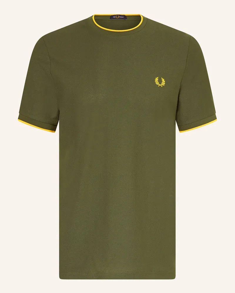 Fred Perry T-Shirt gruen Dunkelgrün