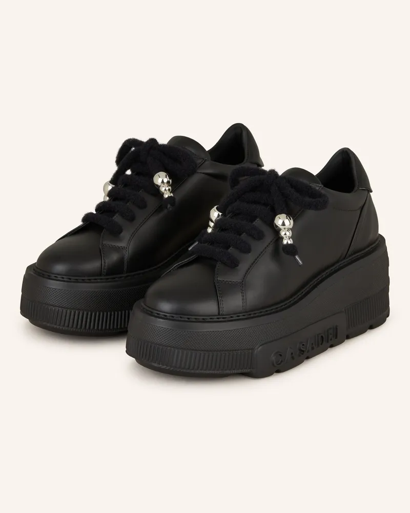Casadei Sneaker Nexus schwarz Schwarz