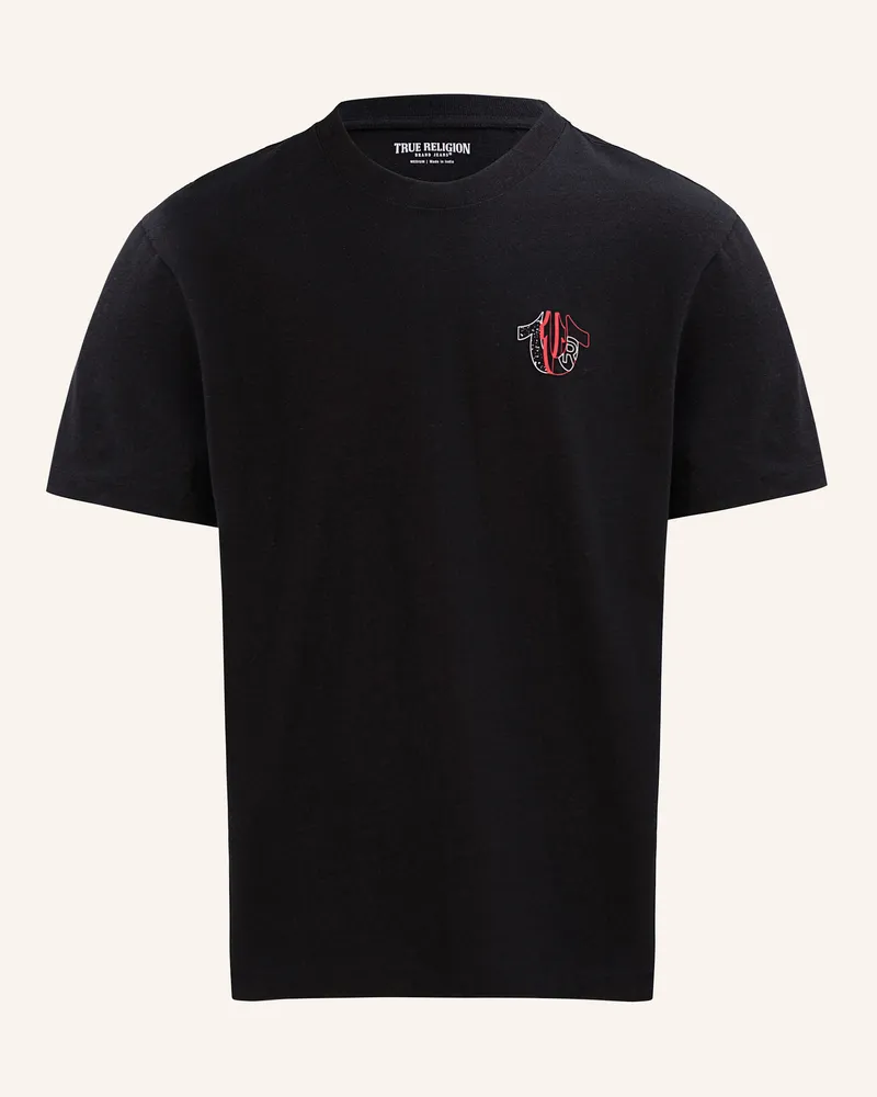 True Religion T-Shirt Spec schwarz Schwarz