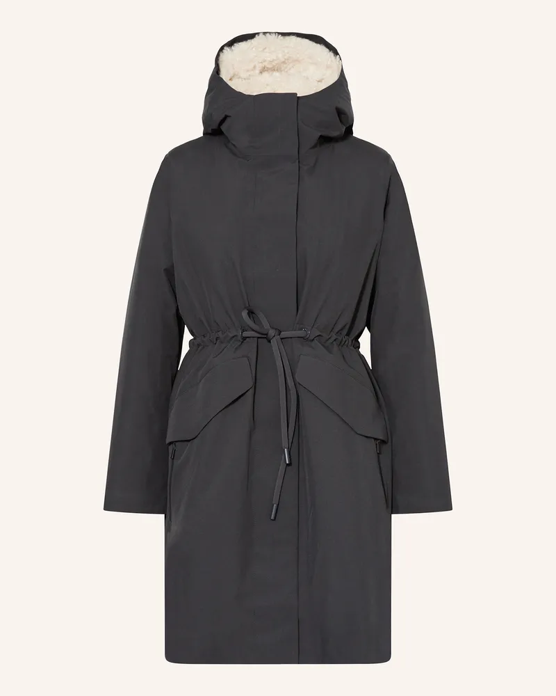 Save The Duck Parka GRIN NOELLE mit abnehmbarem Kunstfell Dunkelblau
