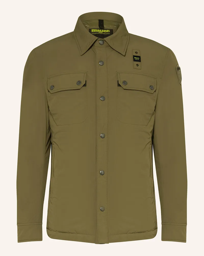 Blauer Overjacket EVANS Oliv