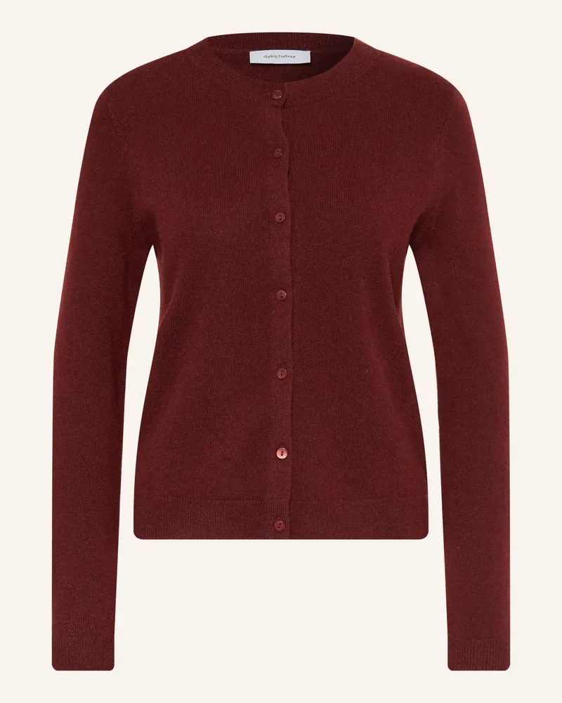 Darling Harbour Strickjacke Aus Cashmere braun Marone