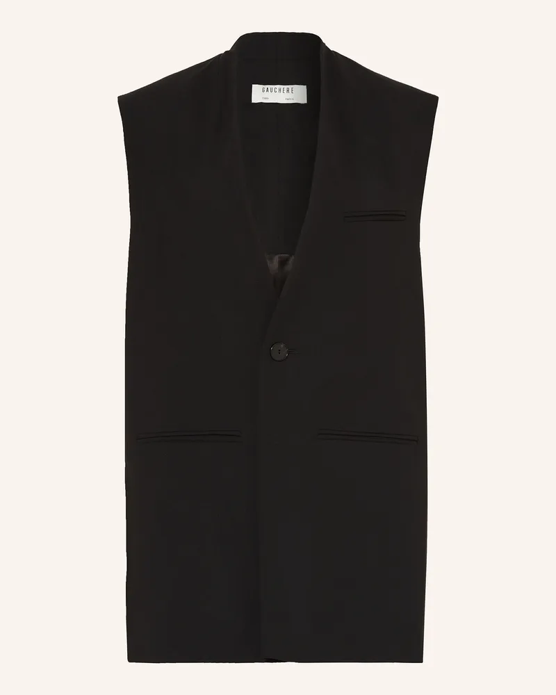 GAUCHERE Blazerweste schwarz Schwarz