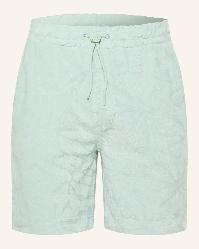 HUGO BOSS Frotteeshorts Hellgrün
