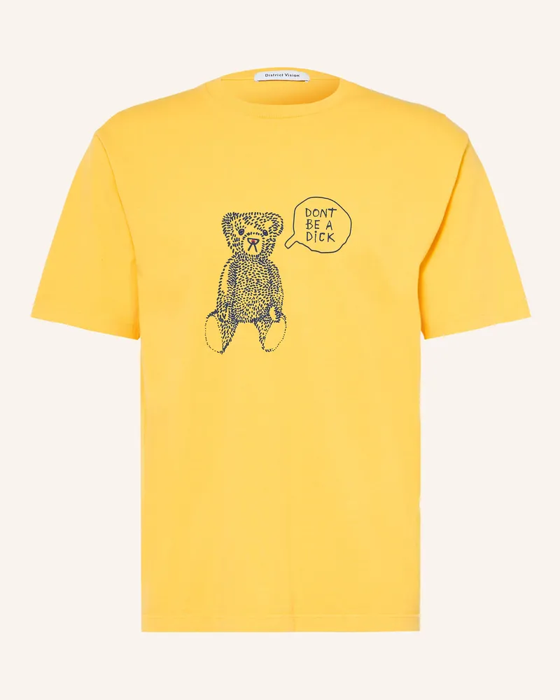 District Vision T-Shirt California gelb Gelb