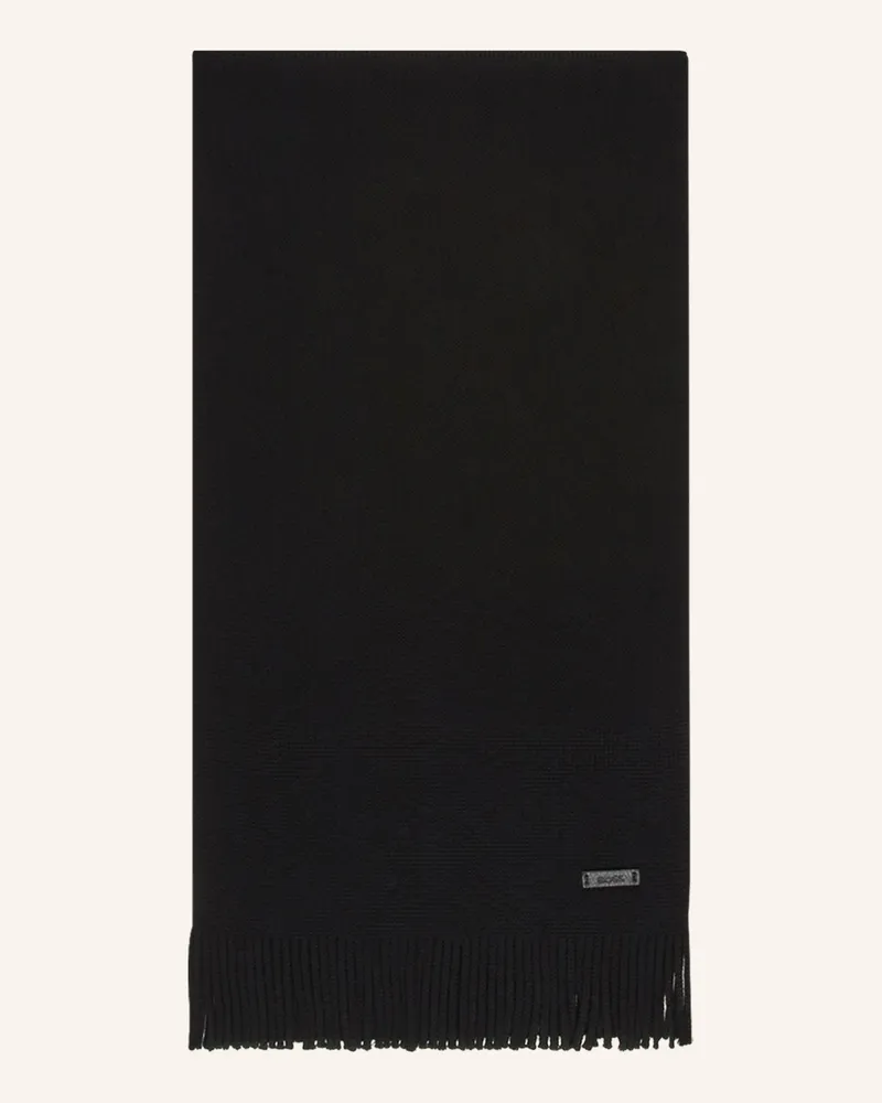 HUGO BOSS Schal ALBAS Schwarz