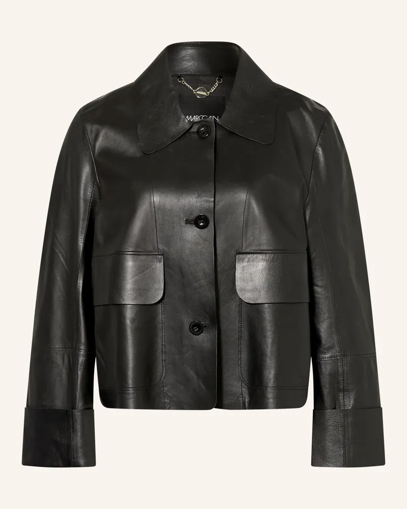 Marc Cain Lederjacke schwarz 900