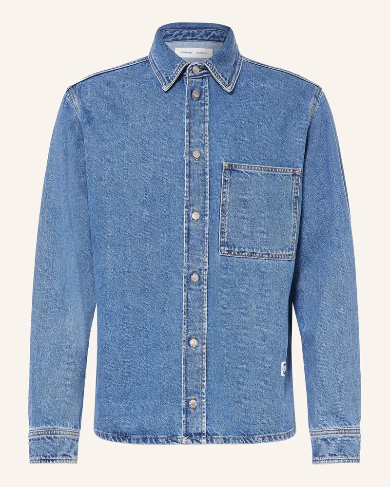 Samsøe & Samsøe Jeans-Overjacket Sadamon blau Clr002819