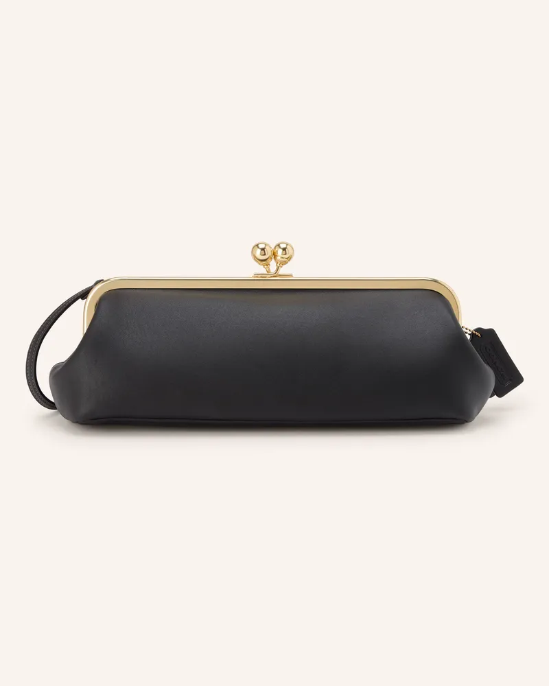 Coach Clutch Kisslock Frame 30 schwarz Schwarz