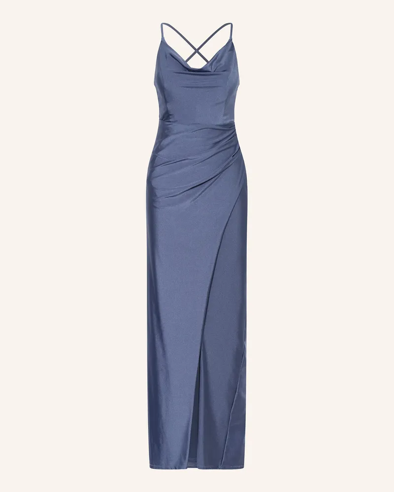 Vera Mont Abendkleid blau Blaugrau
