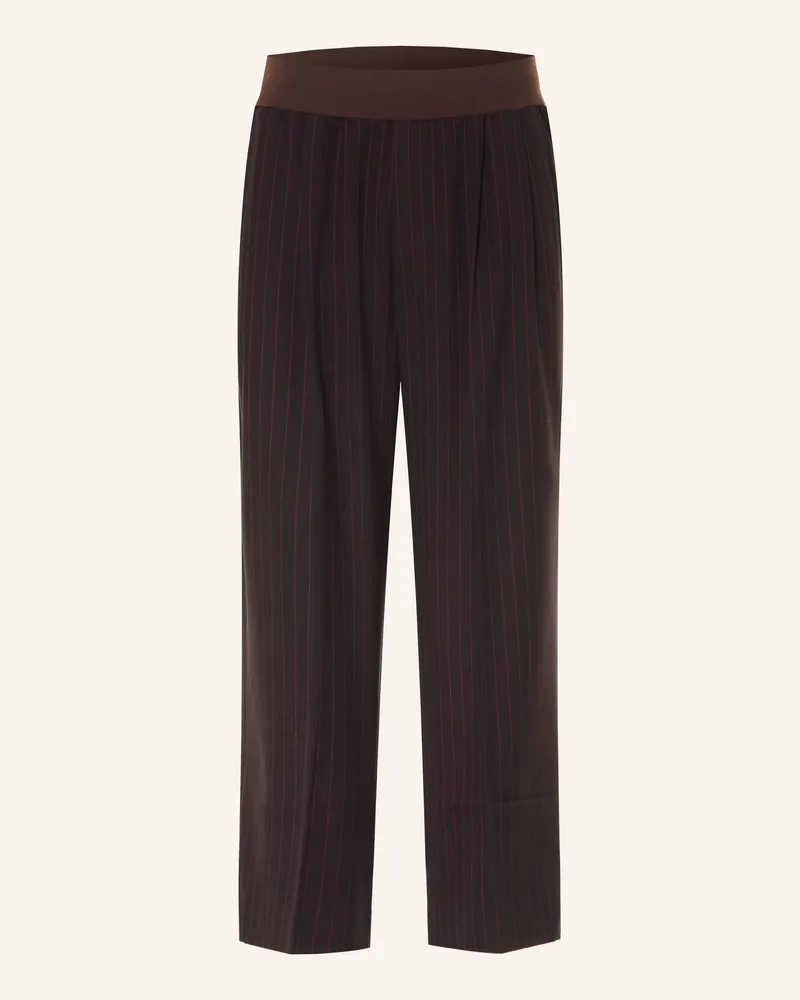 WRSTBHVR Hose Thale Im Jogging-Stil schwarz Dunkelbraun