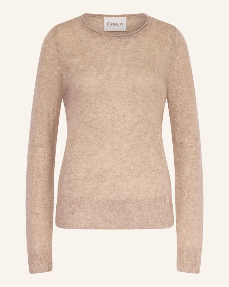 Cartoon Cashmere-Pullover Hellbraun