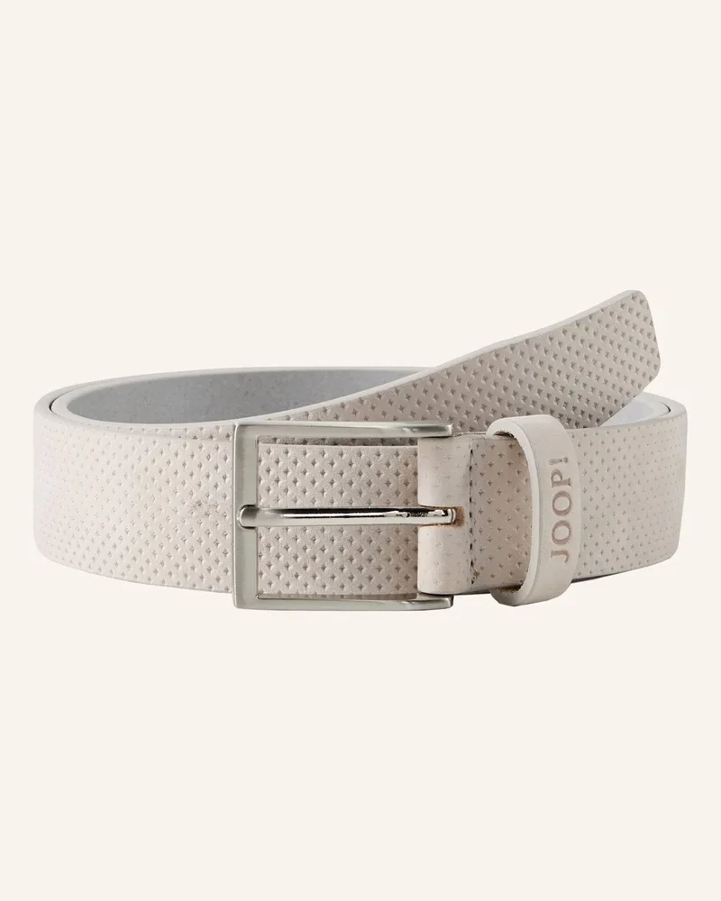 JOOP! Ledergürtel grau Hellgrau