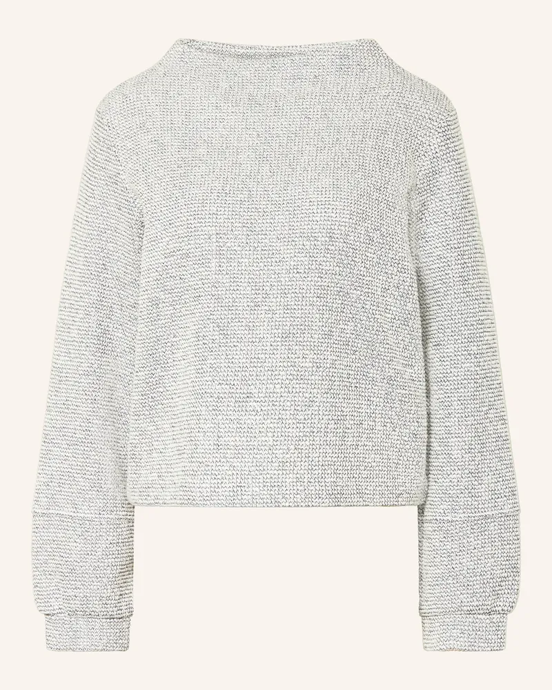 OPUS Pullover GLIMSA mit abnehmbarer Schluppe Hellgrau