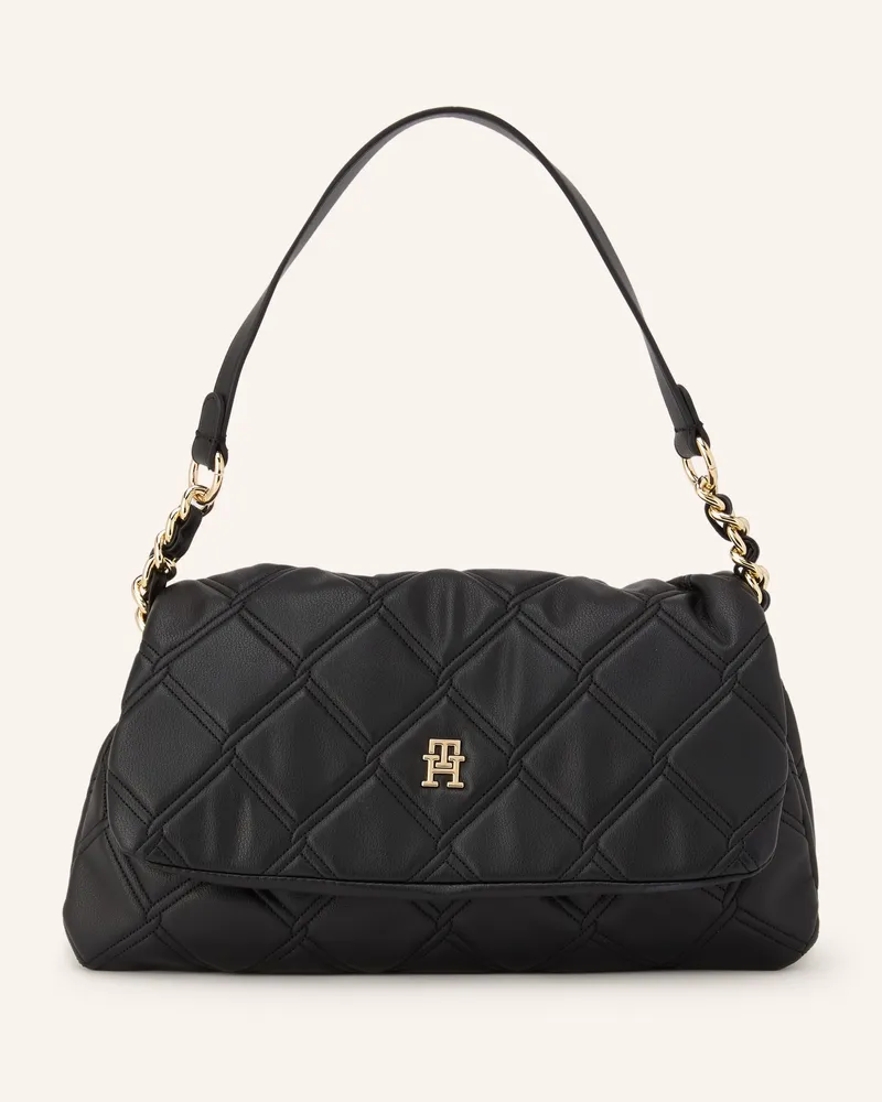 Tommy Hilfiger Schultertasche schwarz Schwarz
