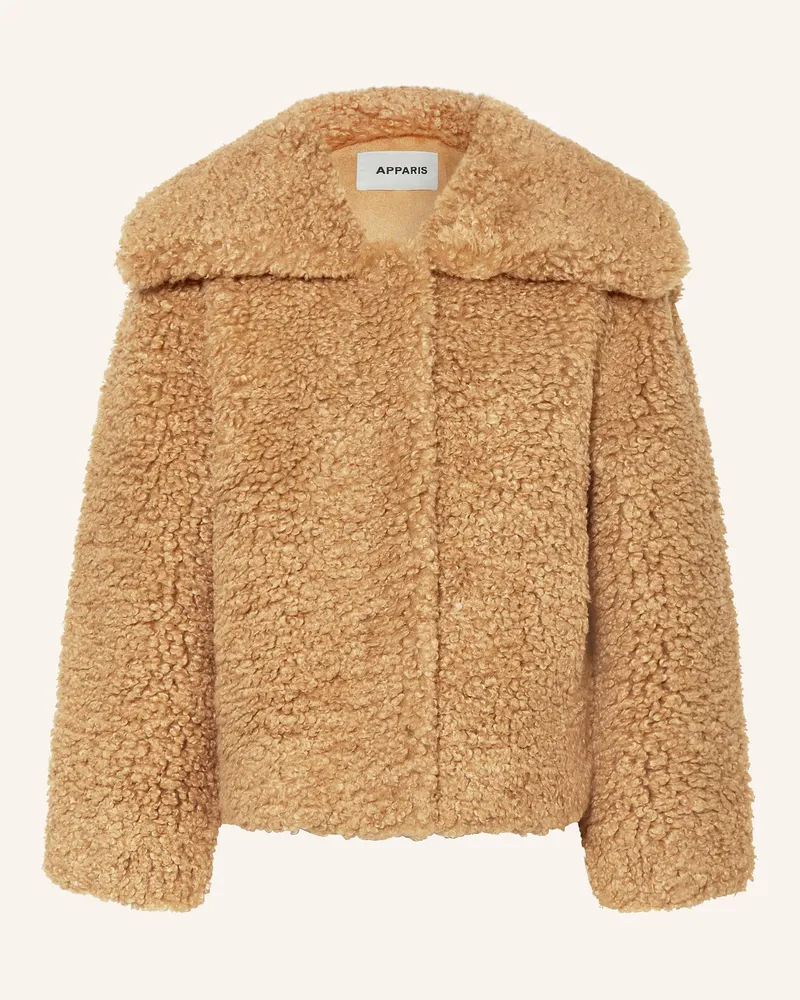 APPARIS Teddyfell-Jacke COLLINS Camel