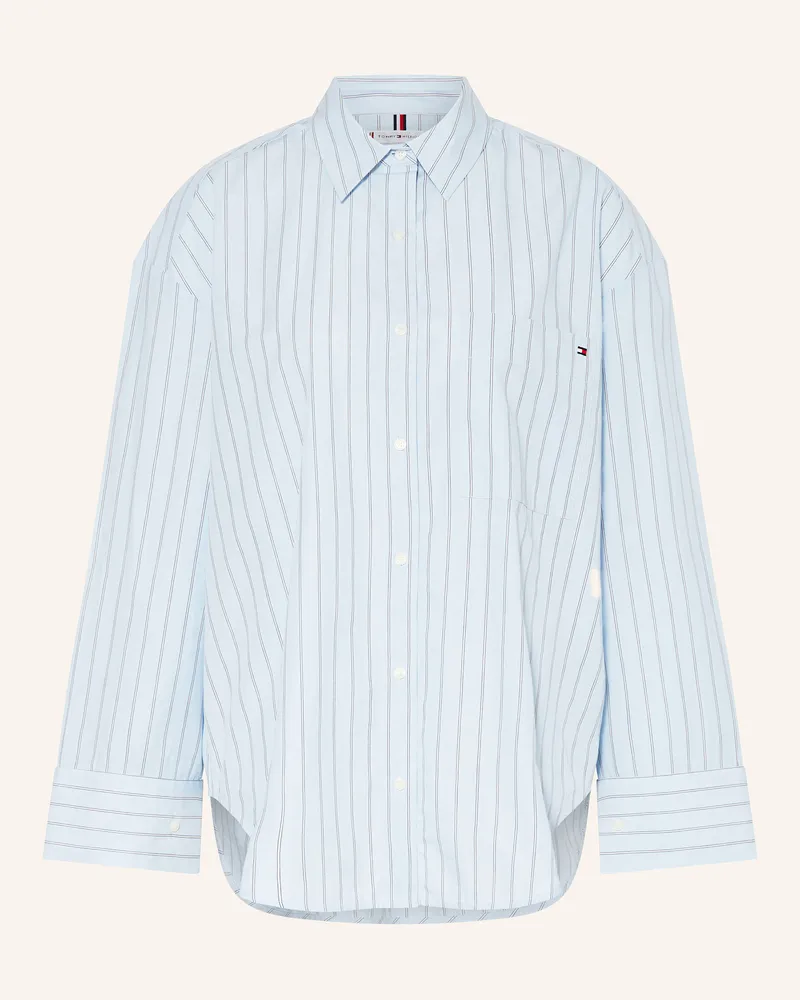 Tommy Hilfiger Hemdbluse blau Hellblau