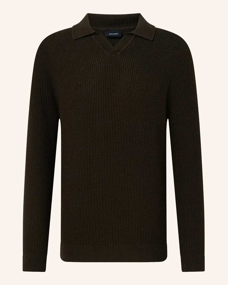 JOOP! Strick-Poloshirt Xennder braun Dunkelbraun