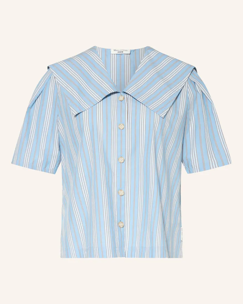 Marc O'Polo Hemdbluse blau Hellblau