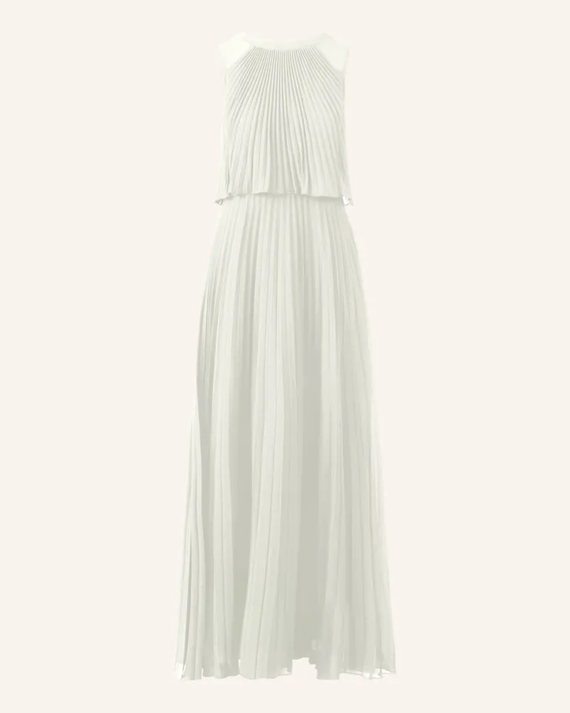 Apart Abendkleid mit Plissees Creme