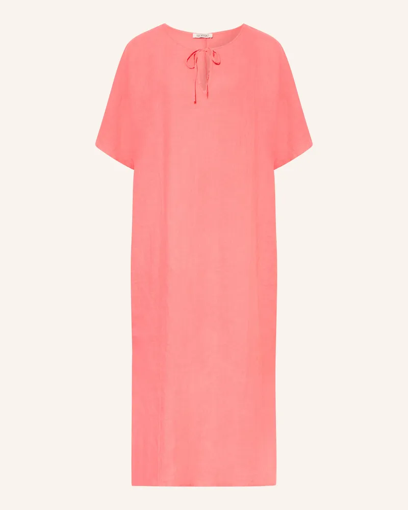SoSUE Leinenkleid pink Rosa