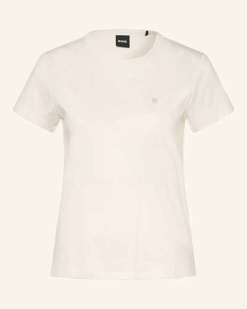 HUGO BOSS T-Shirt Eventsa weiss Ecru