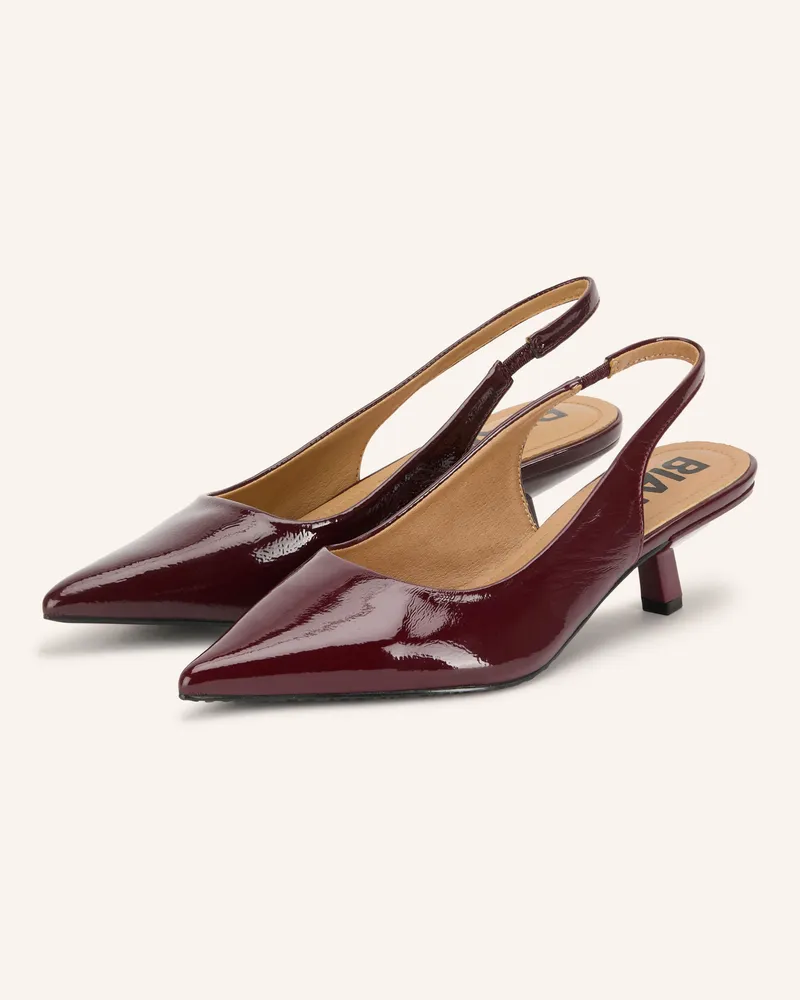 BIANCO. Slingpumps Biakristin rot Dunkelrot