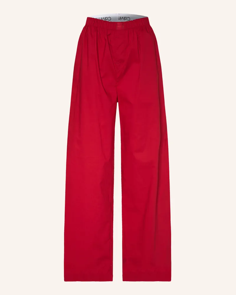 Calvin Klein Schlafhose rot Rot