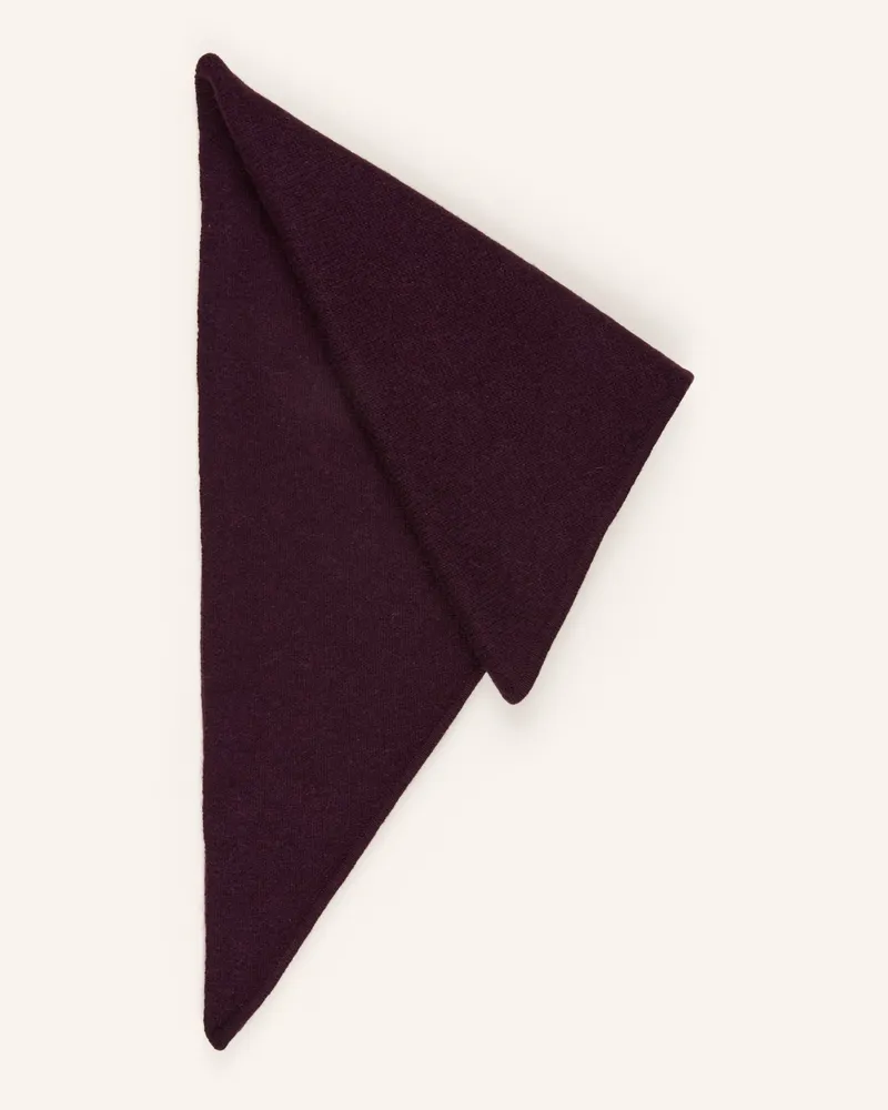 Darling Harbour Dreieckstuch Mit Cashmere lila Plum