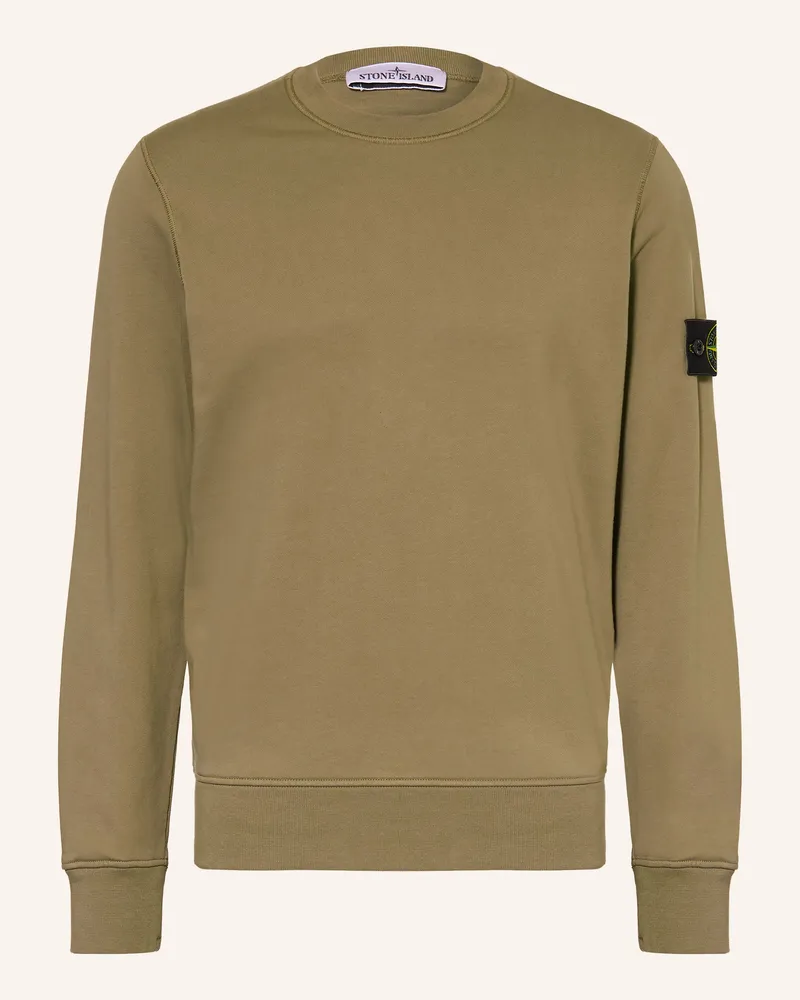 Stone Island Sweatshirt gruen Oliv