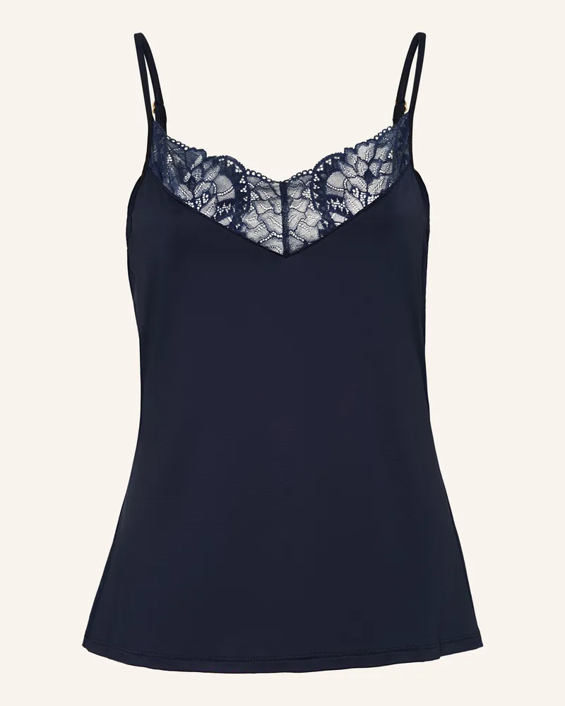 Hanro Top Azelia blau Dunkelblau